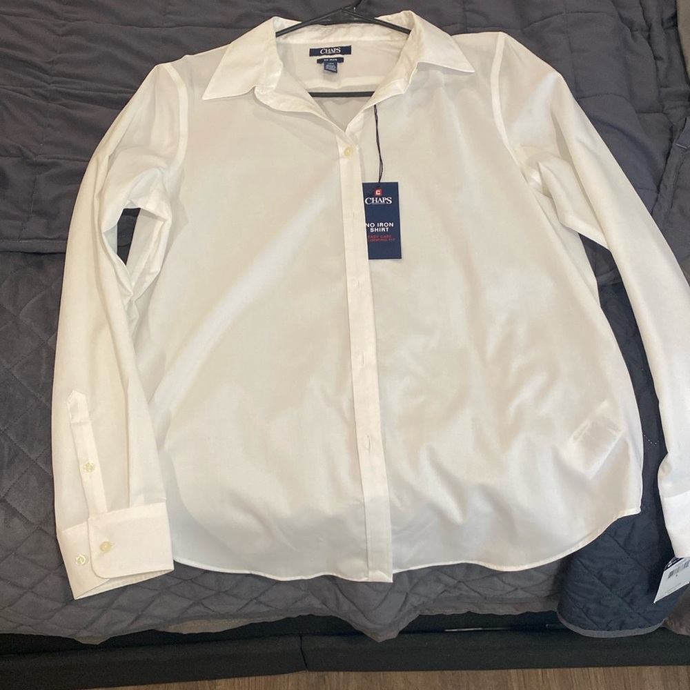 White Chaps Button Up